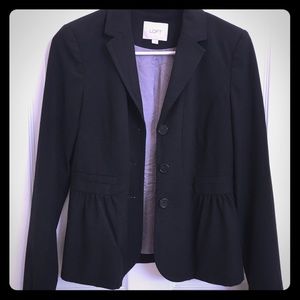 Loft draped blazer
